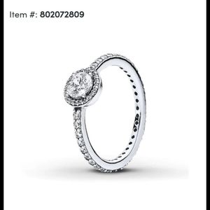 Pandora classic beauty Sterling silver ring s.5